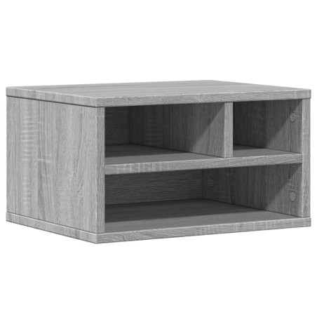 vidaXL Supporto Stampante Grigio Sonoma 40x32x22,5cm Legno Multistrato