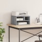 vidaXL Supporto Stampante Grigio Sonoma 40x32x22,5cm Legno Multistrato vidaXL Supporto Stampante Grigio Sonoma 40x32x22,5cm Legno Multistrato