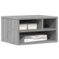 vidaXL Supporto Stampante Grigio Sonoma 40x32x22,5cm Legno Multistrato vidaXL Supporto Stampante Grigio Sonoma 40x32x22,5cm Legno Multistrato