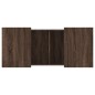 vidaXL Tavolino Salotto Rovere Marrone 80x55x40 cm Legno Multistrato