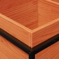 vidaXL Fioriera Giardino Marrone Cera 80x40x50 cm Legno Massello Pino vidaXL Fioriera Giardino Marrone Cera 80x40x50 cm Legno Massello Pino