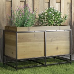 vidaXL Fioriera da Giardino 80x40x50 cm in Legno di Pino Impregnato