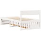 vidaXL Letto senza Materasso Bianco 90x200 cm Legno Massello di Pino vidaXL Letto senza Materasso Bianco 90x200 cm Legno Massello di Pino