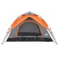 vidaXL Tenda a Cupola 3 Persone Grigio e Arancione a Rilascio Rapido vidaXL Tenda a Cupola 3 Persone Grigio e Arancione a Rilascio Rapido