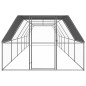 vidaXL Gabbia per Polli 3x12x2 m in Acciaio Zincato vidaXL Gabbia per Polli 3x12x2 m in Acciaio Zincato