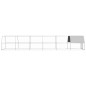 vidaXL Gabbia per Polli 3x12x2 m in Acciaio Zincato vidaXL Gabbia per Polli 3x12x2 m in Acciaio Zincato