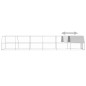 vidaXL Gabbia per Polli 3x12x2 m in Acciaio Zincato vidaXL Gabbia per Polli 3x12x2 m in Acciaio Zincato