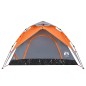 vidaXL Tenda a Cupola 5 Persone Grigio e Arancione a Rilascio Rapido vidaXL Tenda a Cupola 5 Persone Grigio e Arancione a Rilascio Rapido
