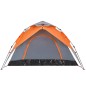 vidaXL Tenda a Cupola 5 Persone Grigio e Arancione a Rilascio Rapido vidaXL Tenda a Cupola 5 Persone Grigio e Arancione a Rilascio Rapido