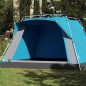 vidaXL Tenda da Campeggio Cabina 4 Persone Blu a Rilascio Rapido vidaXL Tenda da Campeggio Cabina 4 Persone Blu a Rilascio Rapido