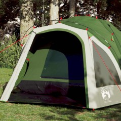 vidaXL Tenda a Cupola da Campeggio 3 Persone Verde a Rilascio Rapido