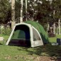 vidaXL Tenda a Cupola da Campeggio 3 Persone Verde a Rilascio Rapido