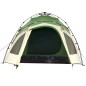 vidaXL Tenda a Cupola da Campeggio 3 Persone Verde a Rilascio Rapido