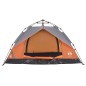 vidaXL Tenda a Cupola 2 Persone Grigio e Arancione a Rilascio Rapido vidaXL Tenda a Cupola 2 Persone Grigio e Arancione a Rilascio Rapido