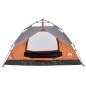 vidaXL Tenda a Cupola 2 Persone Grigio e Arancione a Rilascio Rapido vidaXL Tenda a Cupola 2 Persone Grigio e Arancione a Rilascio Rapido