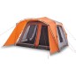 vidaXL Tenda Famiglia Portico 9 Pers. Grigio Arancione Rilascio Rapido vidaXL Tenda Famiglia Portico 9 Pers. Grigio Arancione Rilascio Rapido