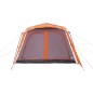 vidaXL Tenda Famiglia Portico 9 Pers. Grigio Arancione Rilascio Rapido vidaXL Tenda Famiglia Portico 9 Pers. Grigio Arancione Rilascio Rapido