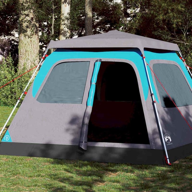 vidaXL Tenda Familiare a Cupola 6 Persone Blu a Rilascio Rapido vidaXL Tenda Familiare a Cupola 6 Persone Blu a Rilascio Rapido