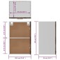 Mobile Pensile Rovere Marrone 39,5x31x60cm in Legno Multistrato Mobile Pensile Rovere Marrone 39,5x31x60cm in Legno Multistrato