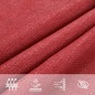 vidaXL Vela Parasole 160 g/m² Rossa 2,5x4,5 m in HDPE vidaXL Vela Parasole 160 g/m² Rossa 2,5x4,5 m in HDPE
