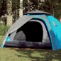 vidaXL Tenda a Cupola da Campeggio 4 Persone Blu a Rilascio Rapido vidaXL Tenda a Cupola da Campeggio 4 Persone Blu a Rilascio Rapido