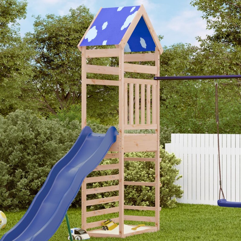 vidaXL Torre da Gioco con Arrampicata 85x52,5x265 cm Massello Pino vidaXL Torre da Gioco con Arrampicata 85x52,5x265 cm Massello Pino