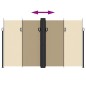 vidaXL Tenda da Sole Laterale Retrattile Beige 200x600 cm vidaXL Tenda da Sole Laterale Retrattile Beige 200x600 cm