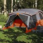 vidaXL Tenda da Campeggio con Portico 4 Persone Arancione Impermeabile vidaXL Tenda da Campeggio con Portico 4 Persone Arancione Impermeabile