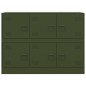 vidaXL Credenza Verde Oliva 99x39x73 cm in Acciaio vidaXL Credenza Verde Oliva 99x39x73 cm in Acciaio