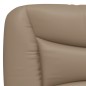 vidaXL Letto con Materasso Cappuccino 90x200 cm in Similpelle vidaXL Letto con Materasso Cappuccino 90x200 cm in Similpelle