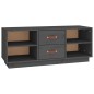 Mobile Porta TV Grigio 100x34x40 cm in Legno Massello di Pino Mobile Porta TV Grigio 100x34x40 cm in Legno Massello di Pino