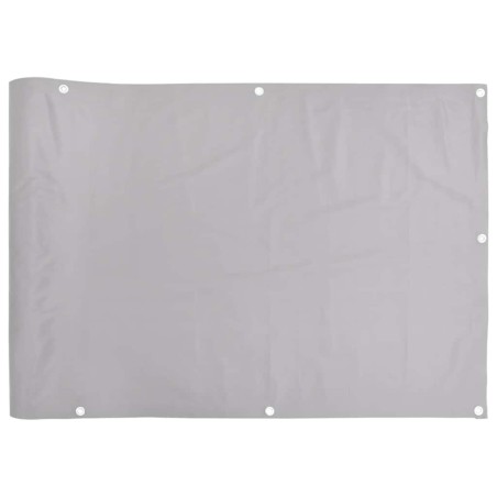 vidaXL Paravento da Balcone Grigio 300x75 cm in PVC