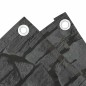 vidaXL Paravento da Balcone con Aspetto Pietra Grigio 300x75 cm PVC
