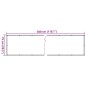 vidaXL Paravento da Balcone con Aspetto Pietra Grigio 300x75 cm PVC