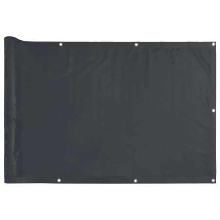 vidaXL Paravento da Balcone Antracite 800x75 cm in PVC