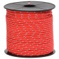 vidaXL Corda Tenda con Strisce Riflettenti e Chiavi 50 m 4 mm vidaXL Corda Tenda con Strisce Riflettenti e Chiavi 50 m 4 mm