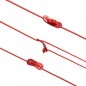vidaXL Corda Tenda con Strisce Riflettenti e Chiavi 50 m 4 mm vidaXL Corda Tenda con Strisce Riflettenti e Chiavi 50 m 4 mm