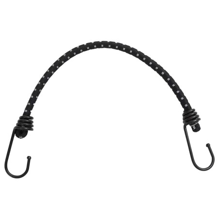 vidaXL Corde Elastiche con Strisce Riflettenti e Ganci 10 pz 46 cm