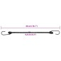 vidaXL Corde Elastiche con Strisce Riflettenti e Ganci 10 pz 46 cm vidaXL Corde Elastiche con Strisce Riflettenti e Ganci 10 pz 46 cm