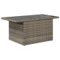 vidaXL Set Divano da Giardino 8 pz con Cuscini Grigio in Polyrattan vidaXL Set Divano da Giardino 8 pz con Cuscini Grigio in Polyrattan