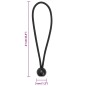 vidaXL Corde Elastiche con Palline 50 pz 21x0,5 cm vidaXL Corde Elastiche con Palline 50 pz 21x0,5 cm