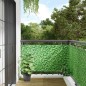 vidaXL Paravento da Balcone con Aspetto Pianta Verde 1000x75 cm PVC