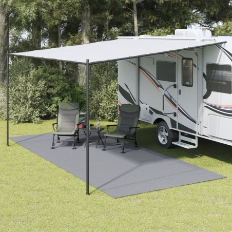 vidaXL Tappeto da Tenda Grigio Chiaro 6x2,5 m