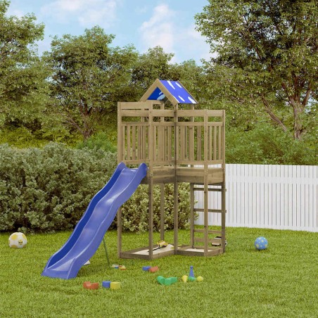 vidaXL Set da Gioco da Esterno in Legno di Pino Impregnato