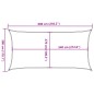 vidaXL Vela Parasole 160 g/m² Terracotta 3x6 m in HDPE vidaXL Vela Parasole 160 g/m² Terracotta 3x6 m in HDPE
