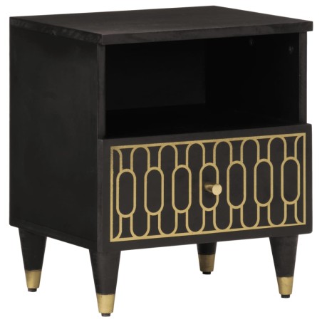 vidaXL Comodino 40x33x46 cm in Legno Massello di Mango