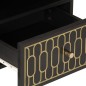 vidaXL Comodino 40x33x46 cm in Legno Massello di Mango