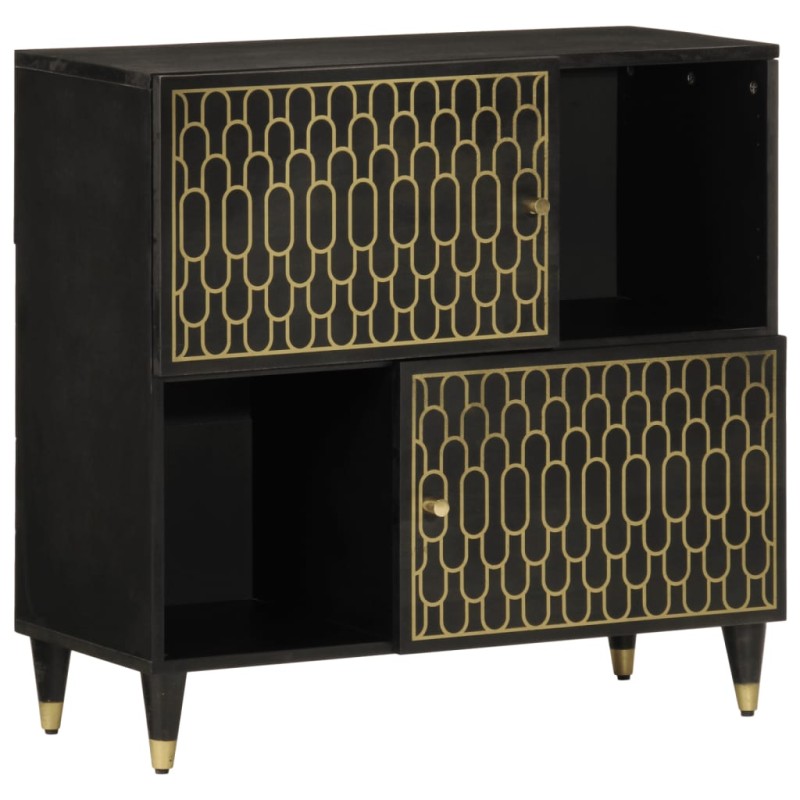 vidaXL Credenza 80x33x75 cm in Legno Massello di Mango vidaXL Credenza 80x33x75 cm in Legno Massello di Mango