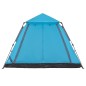 vidaXL Tenda a Cupola da Campeggio 5 Persone Blu a Rilascio Rapido vidaXL Tenda a Cupola da Campeggio 5 Persone Blu a Rilascio Rapido