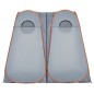 vidaXL Tenda Privacy Pop-Up Grigio e Arancione Impermeabile vidaXL Tenda Privacy Pop-Up Grigio e Arancione Impermeabile